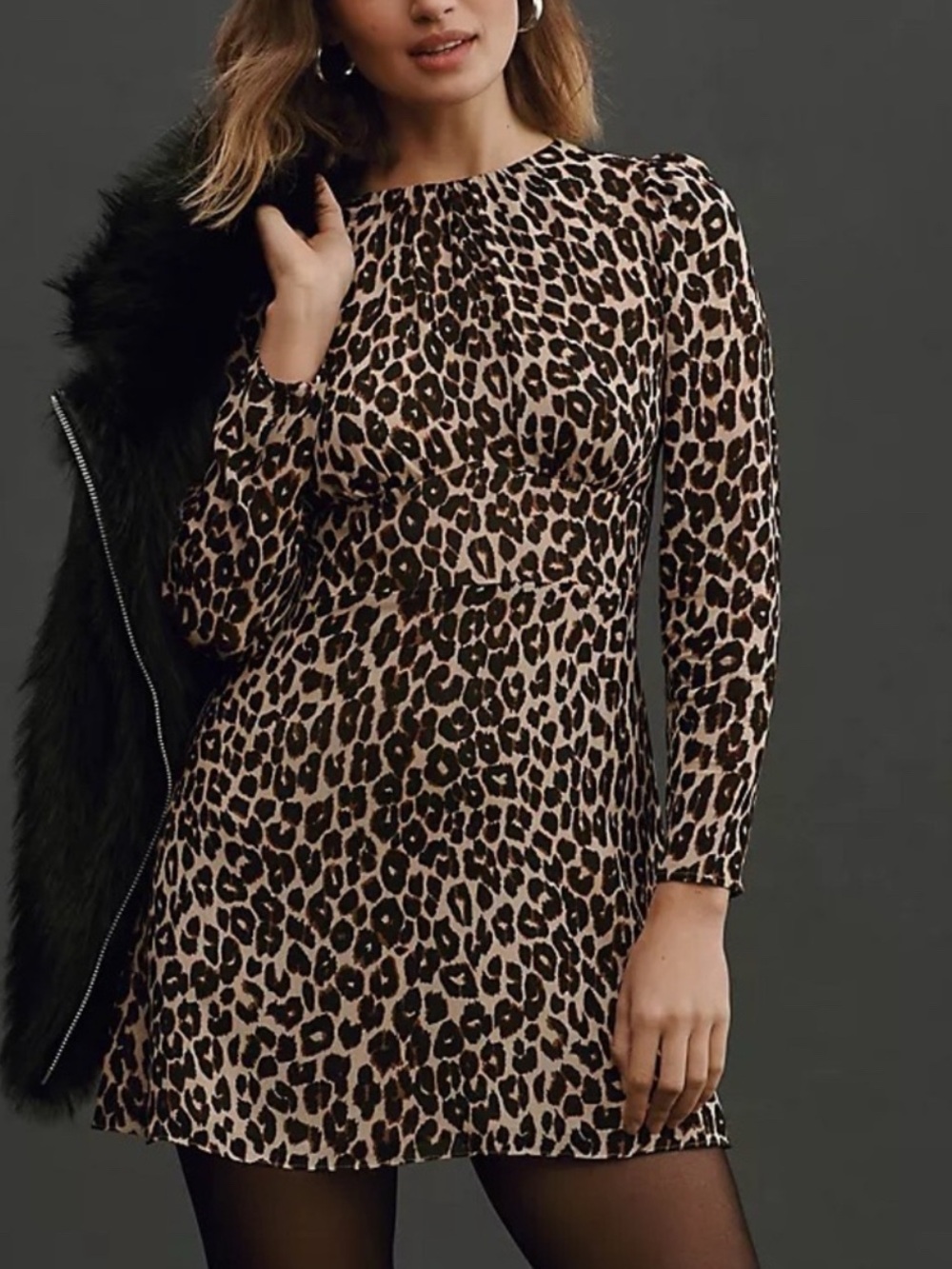 Reformation Laken Dress in Leo